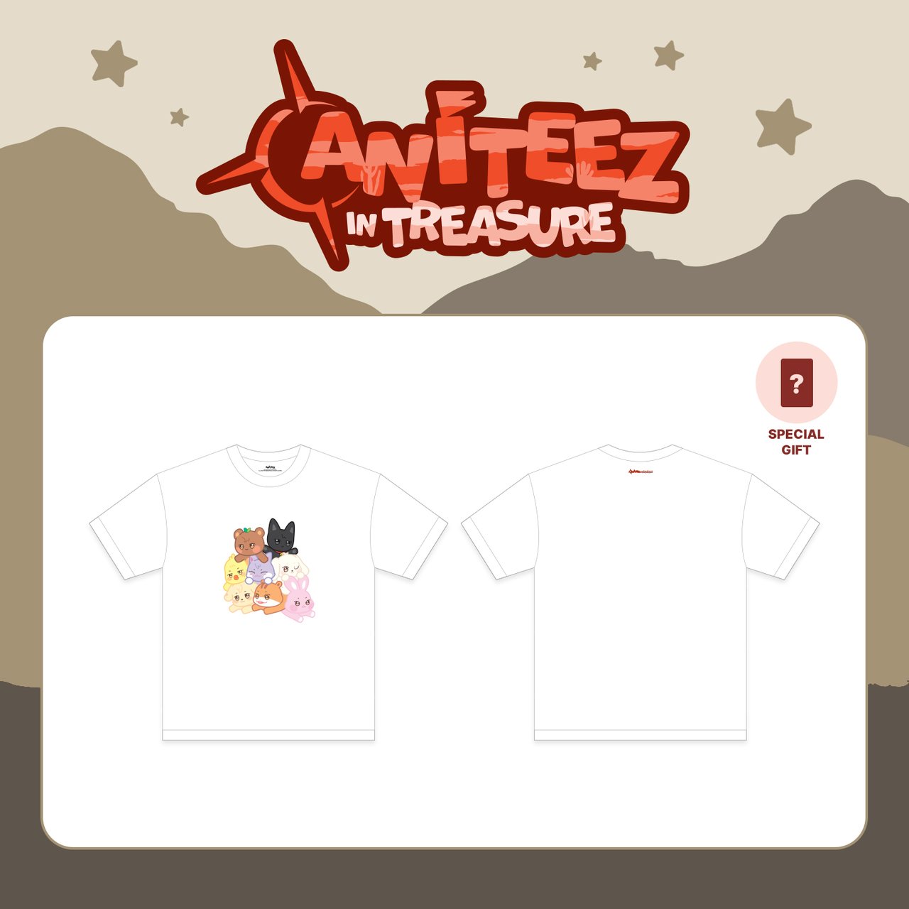 ATEEZ - OFFICIAL MD [ANITEEZ IN TREASURE] T-SHIRT