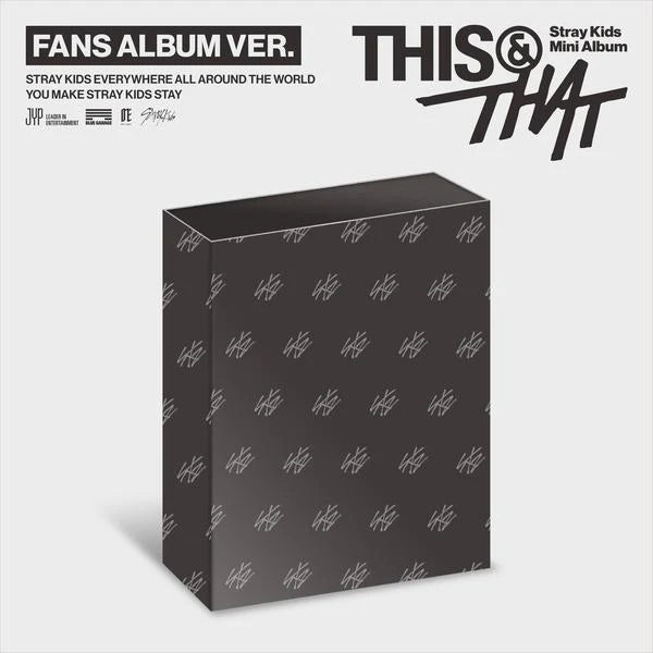 [PRE-ORDER] STRAY KIDS - 10TH MINI ALBUM [THIS & THAT] (FANS ALBUM VER.)