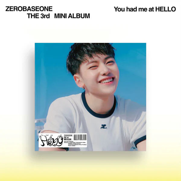 ZEROBASEONE - 3RD MINI ALBUM [YOU HAD ME AT HELLO] (DIGIPACK)