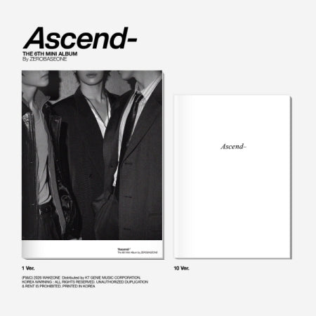 ZEROBASEONE - THE 6TH MINI ALBUM [ASCEND-]